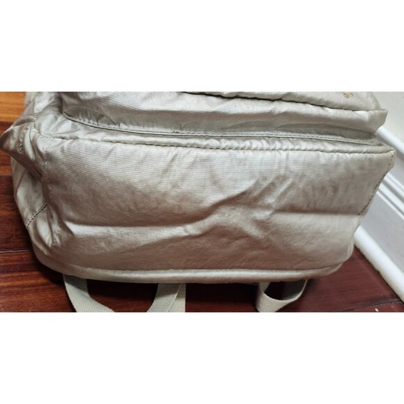 Kipling Seoul Extra Large Metallic 17" Laptop Backpack XL Champagne Gold Monkey - Picture 10 of 16